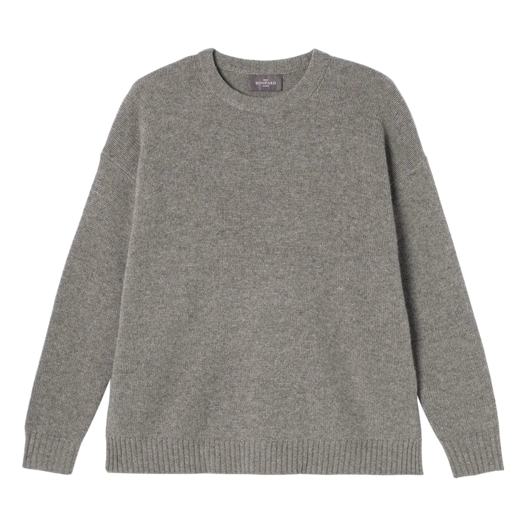 Bompard - Round Neck Sweater Cashmere | Grey