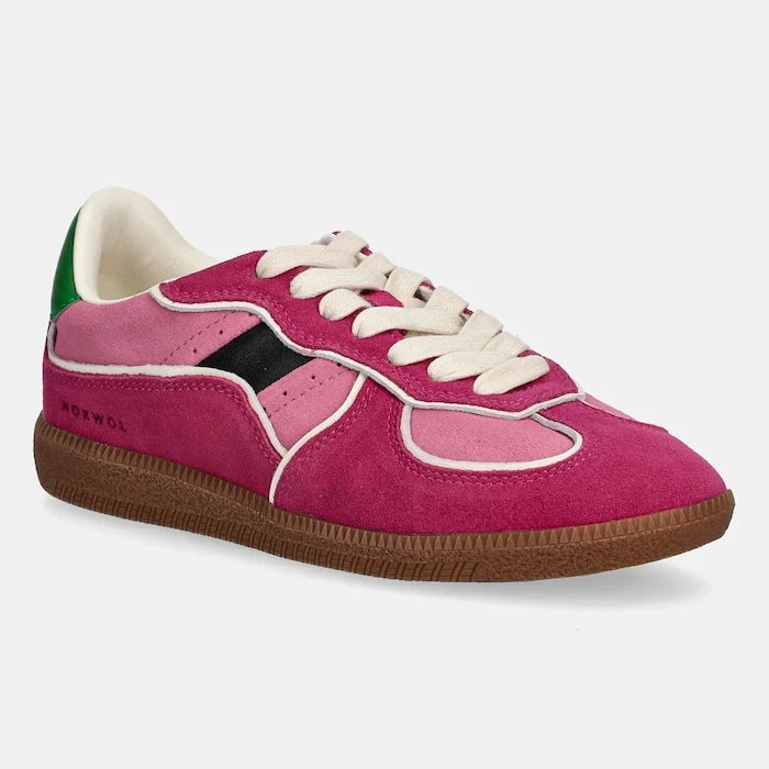 Nokwol August Dark Rose Süet Sneakers