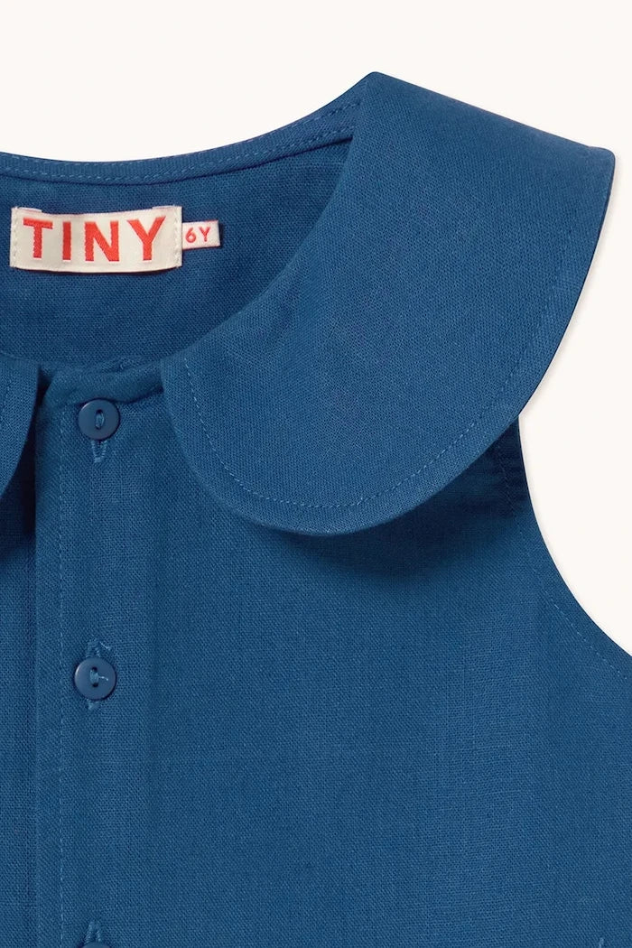 Детска риза с лен Tinycottons STRIPES CROPPED SHIRT