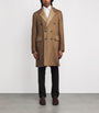Brown Cashmere-Silk Overcoat