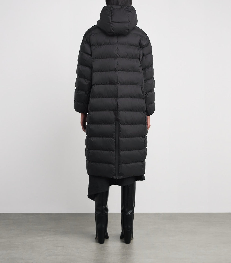 Black Quilted Carioca Puffer Coat
