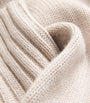 Max Mara Beige Wool-Cashmere Rollneck Sweater