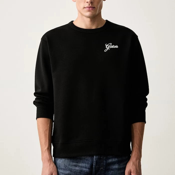 G-Star pamuklu erkek sweatshirt Script r sw