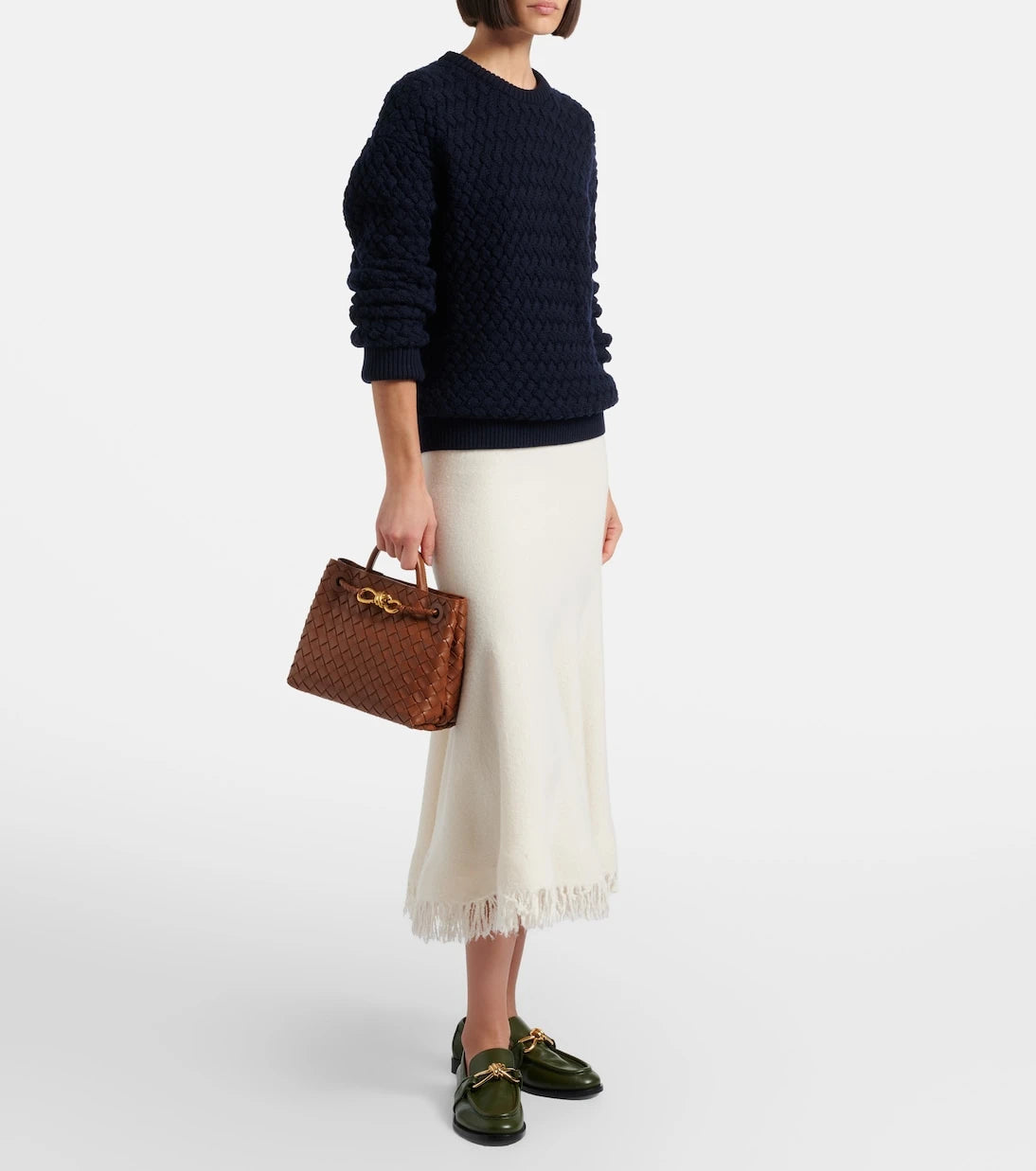 Bottega Veneta - Andiamo Small leather top-handle bag