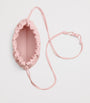 Pink Small Leather Dustbag Clutch Bag