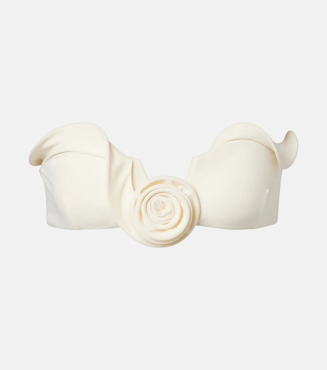 Magda Butrym - Floral-appliqué bikini top