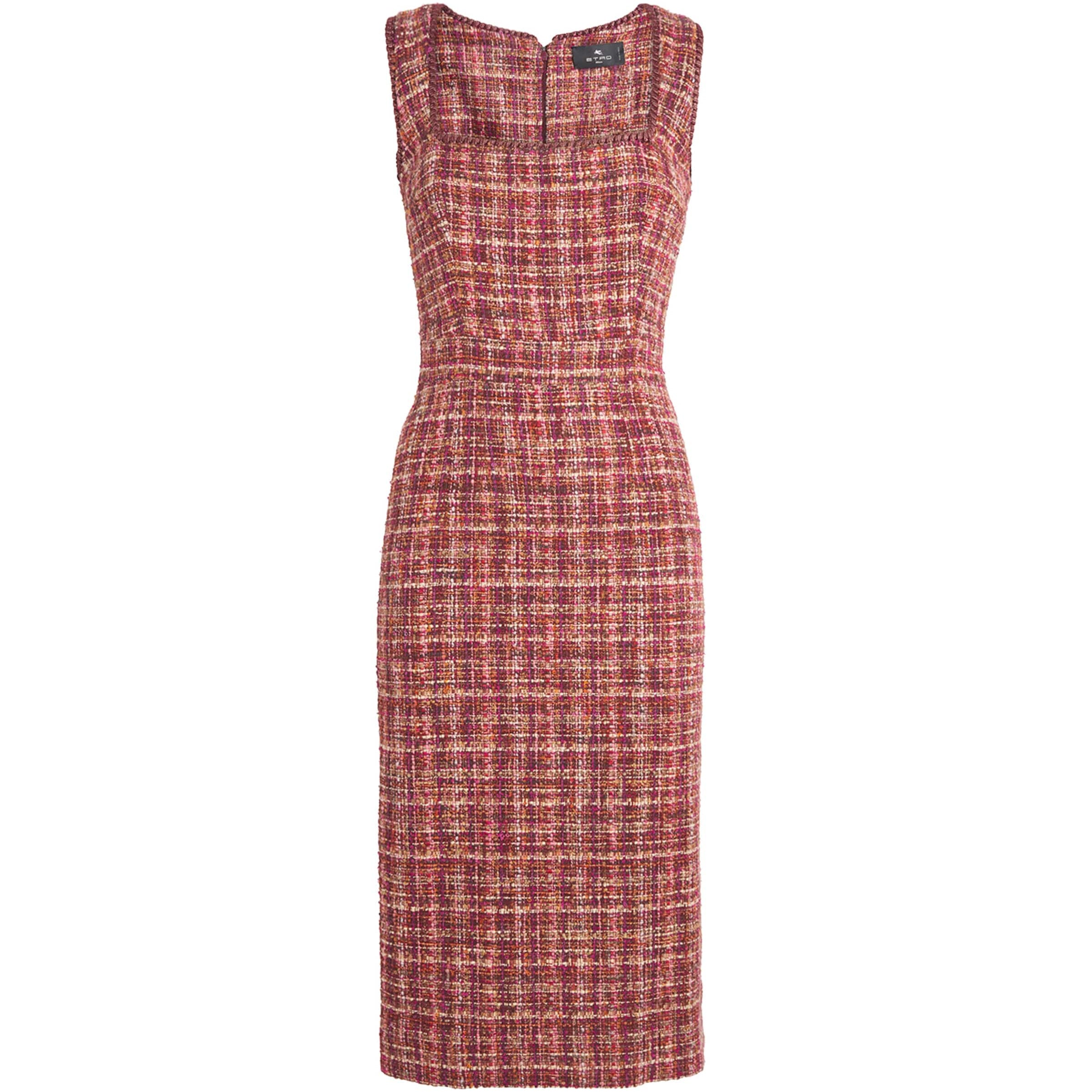 Tweed Tailored Midi Dress