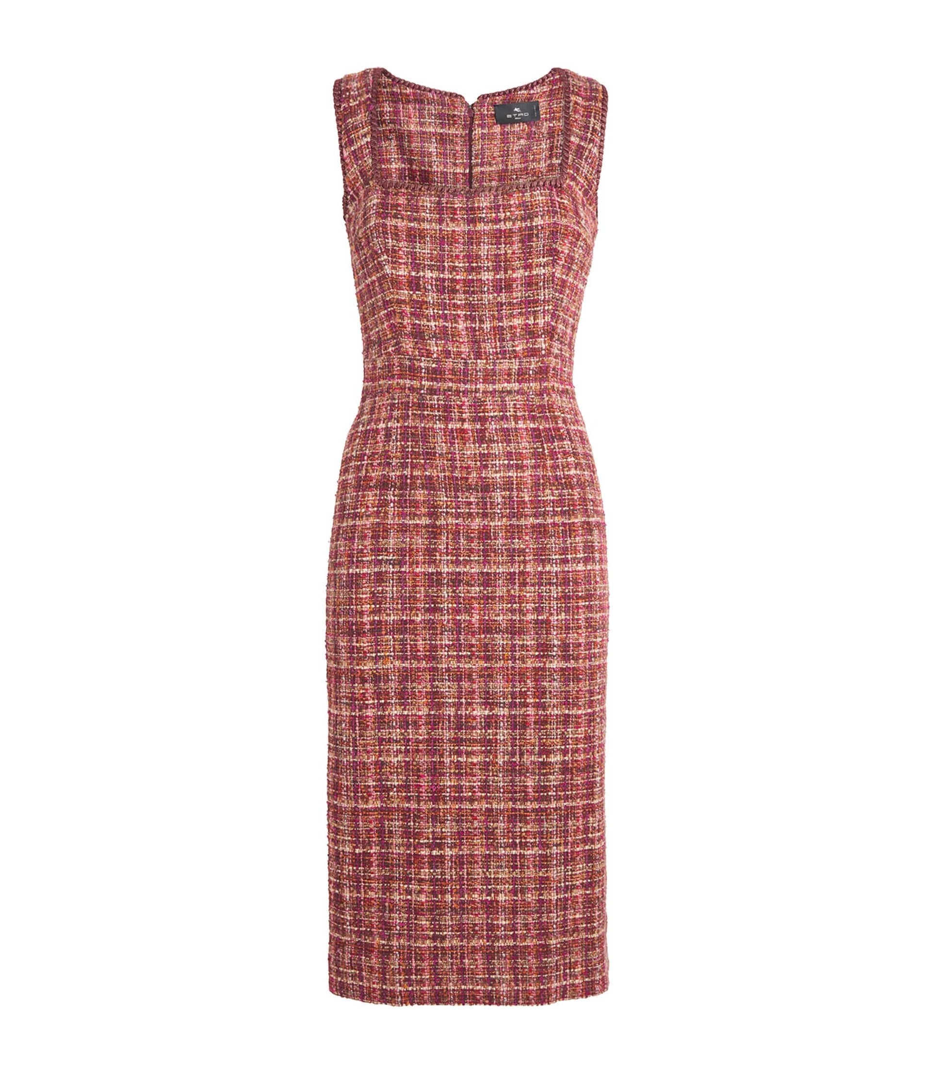 Tweed Tailored Midi Dress