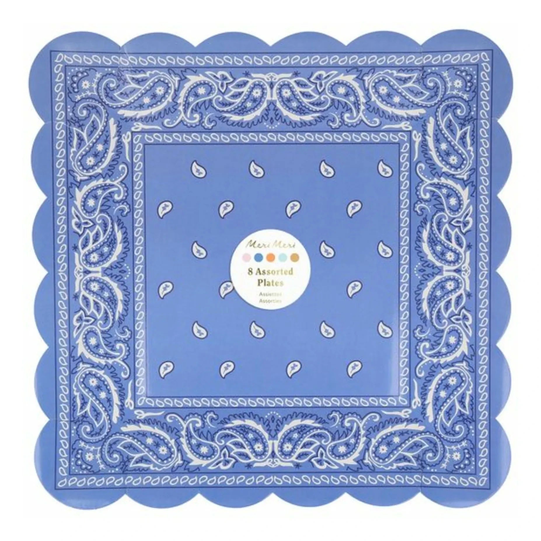 Meri Meri - Western plates - Set of 8