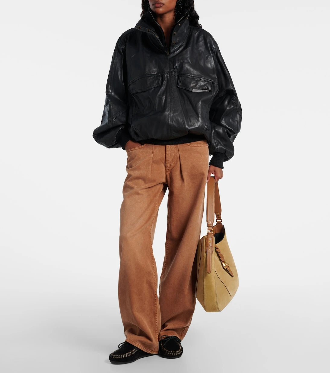 Isabel Marant - Fitza studded suede loafers
