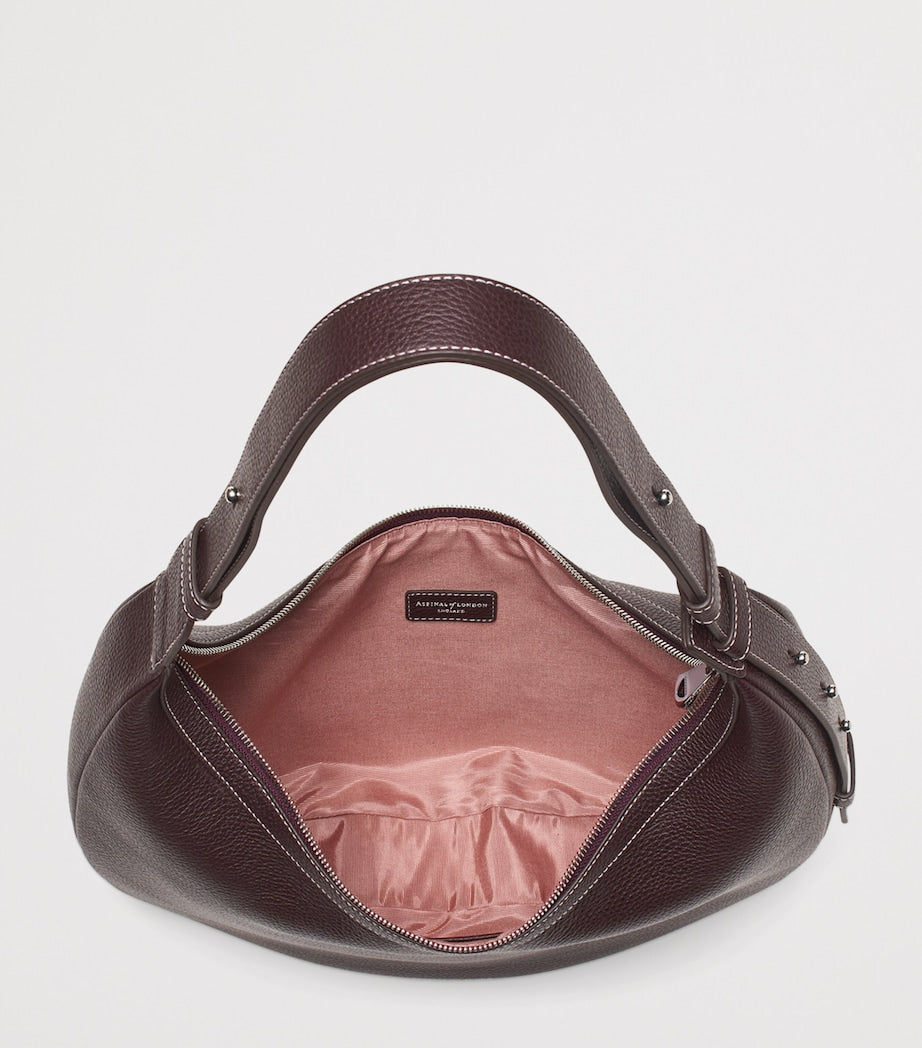 Leather Hudson Crescent Cross-Body Bag