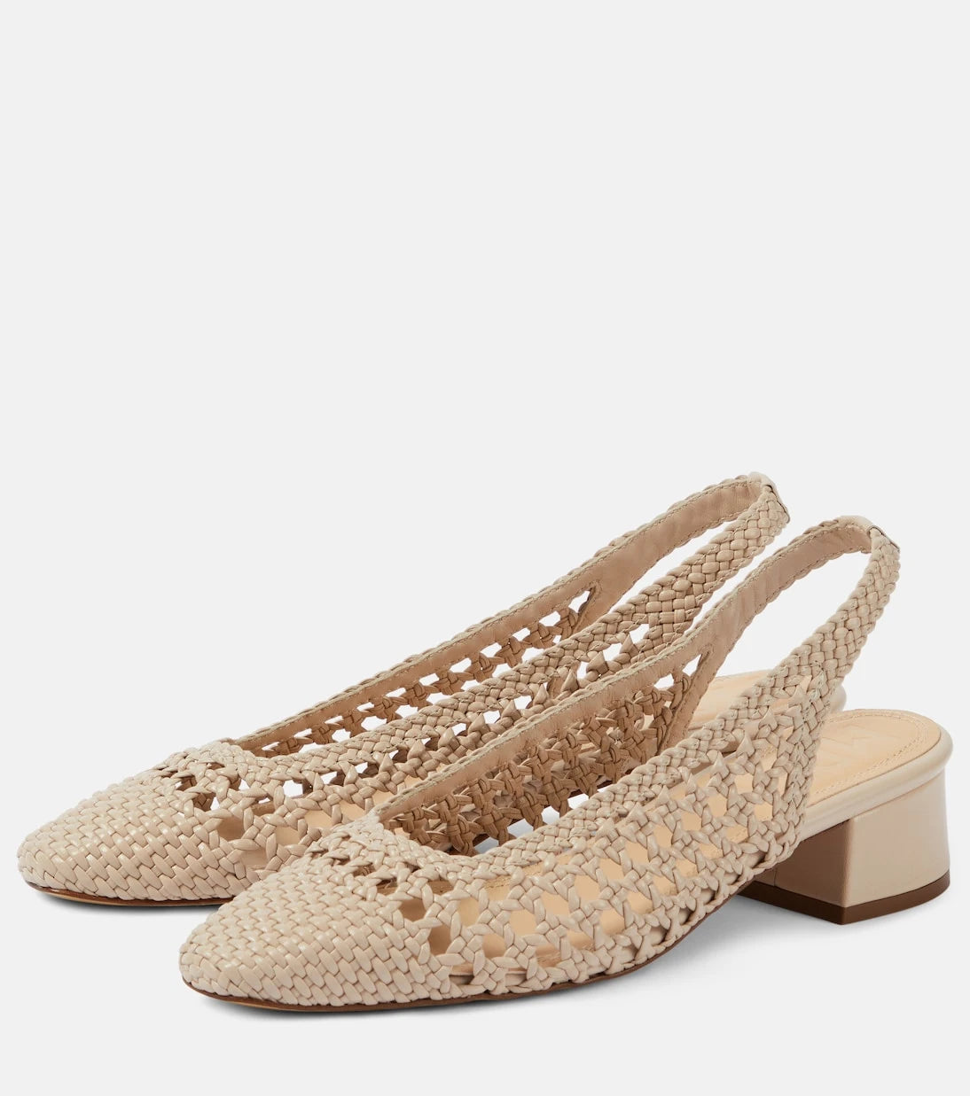 Souliers Martinez - Nova Tarragona leather slingback pumps