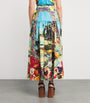 Camilla Multi Silk Bathing Bombshell Maxi Skirt