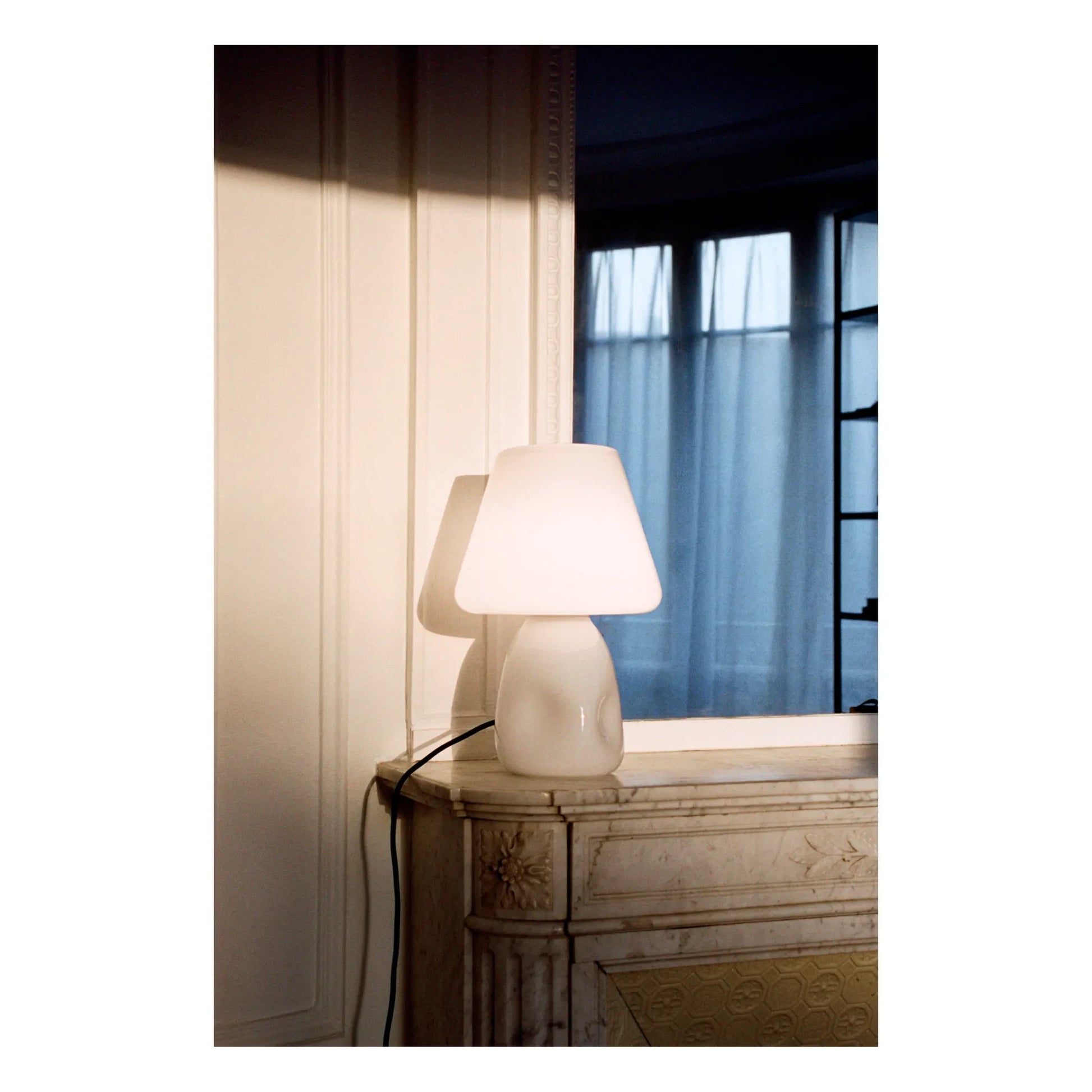 Hay - Apollo table lamp in opaline glass  | White