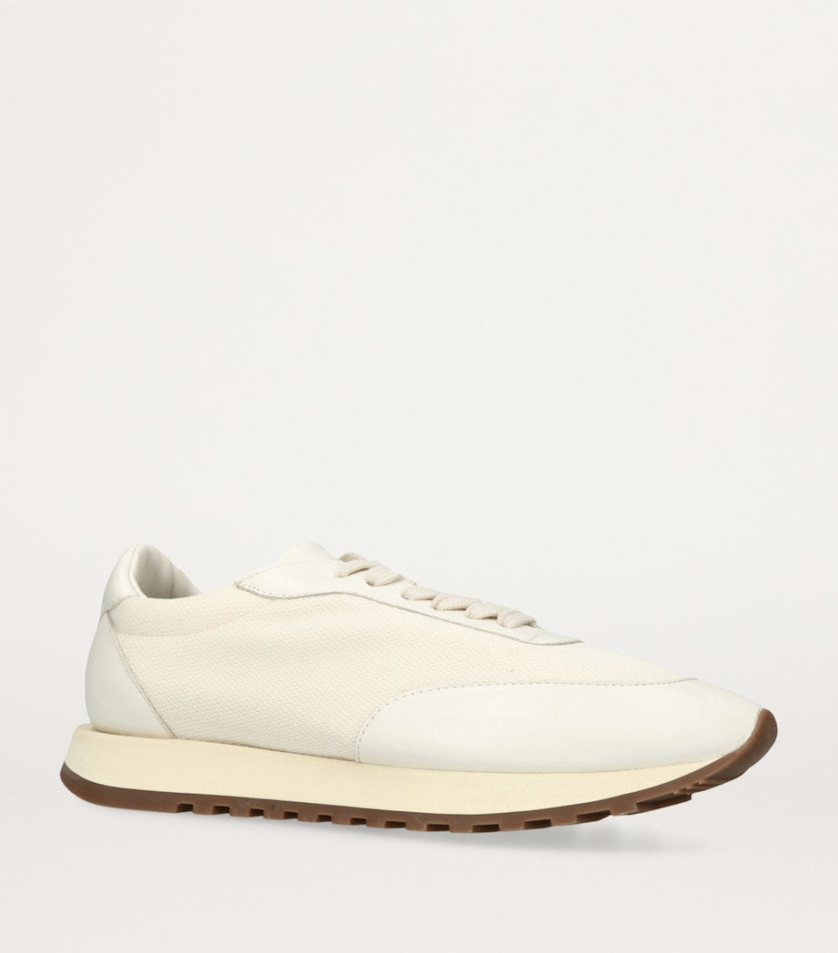 The Row White Owen Runner Sneakers