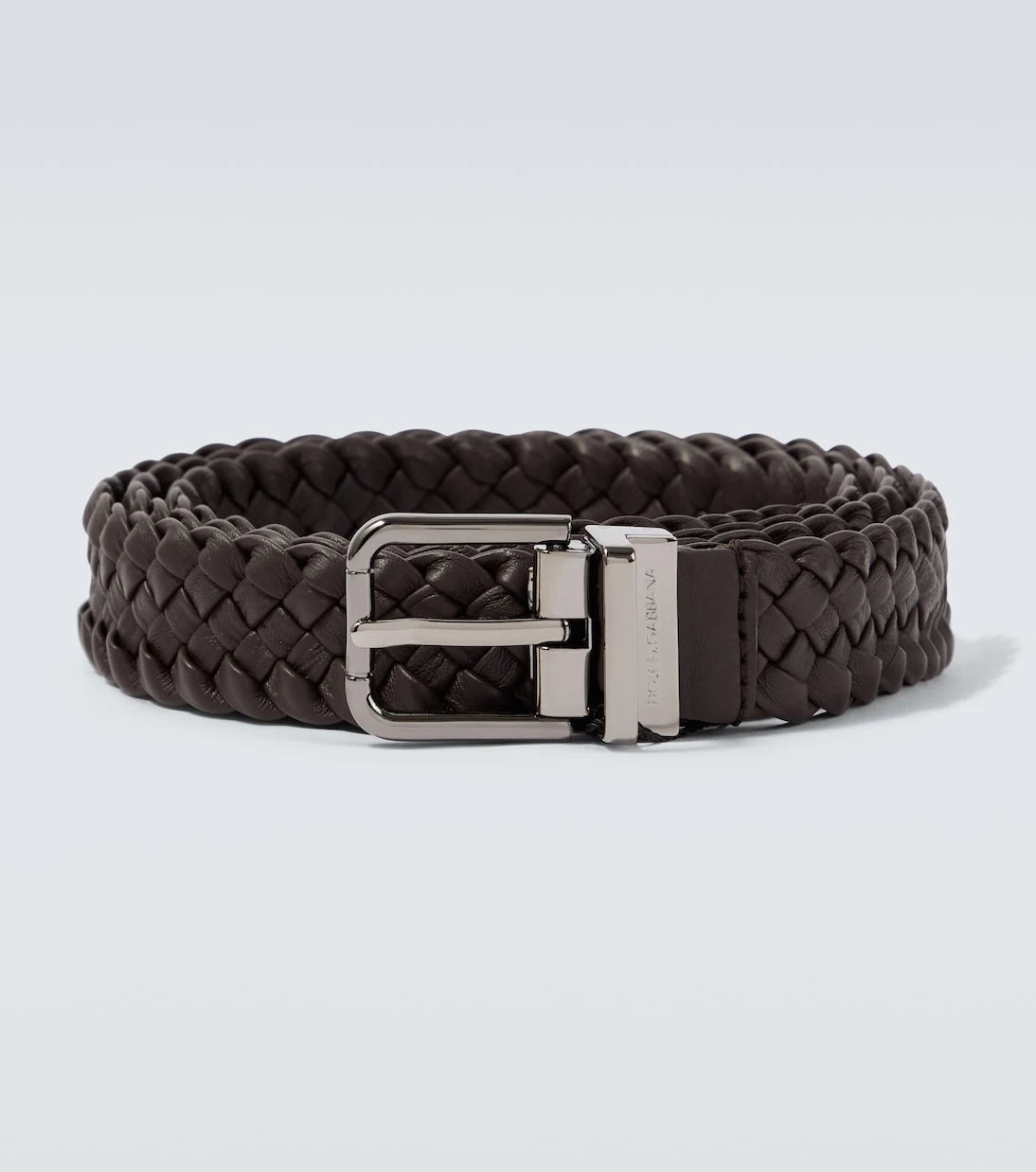 Dolce&Gabbana - Braided leather belt
