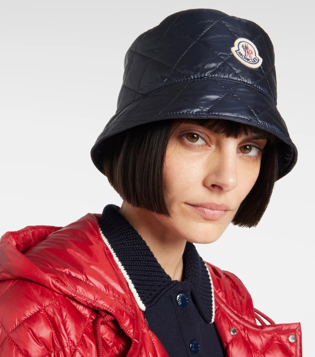 Moncler - Logo quilted bucket hat