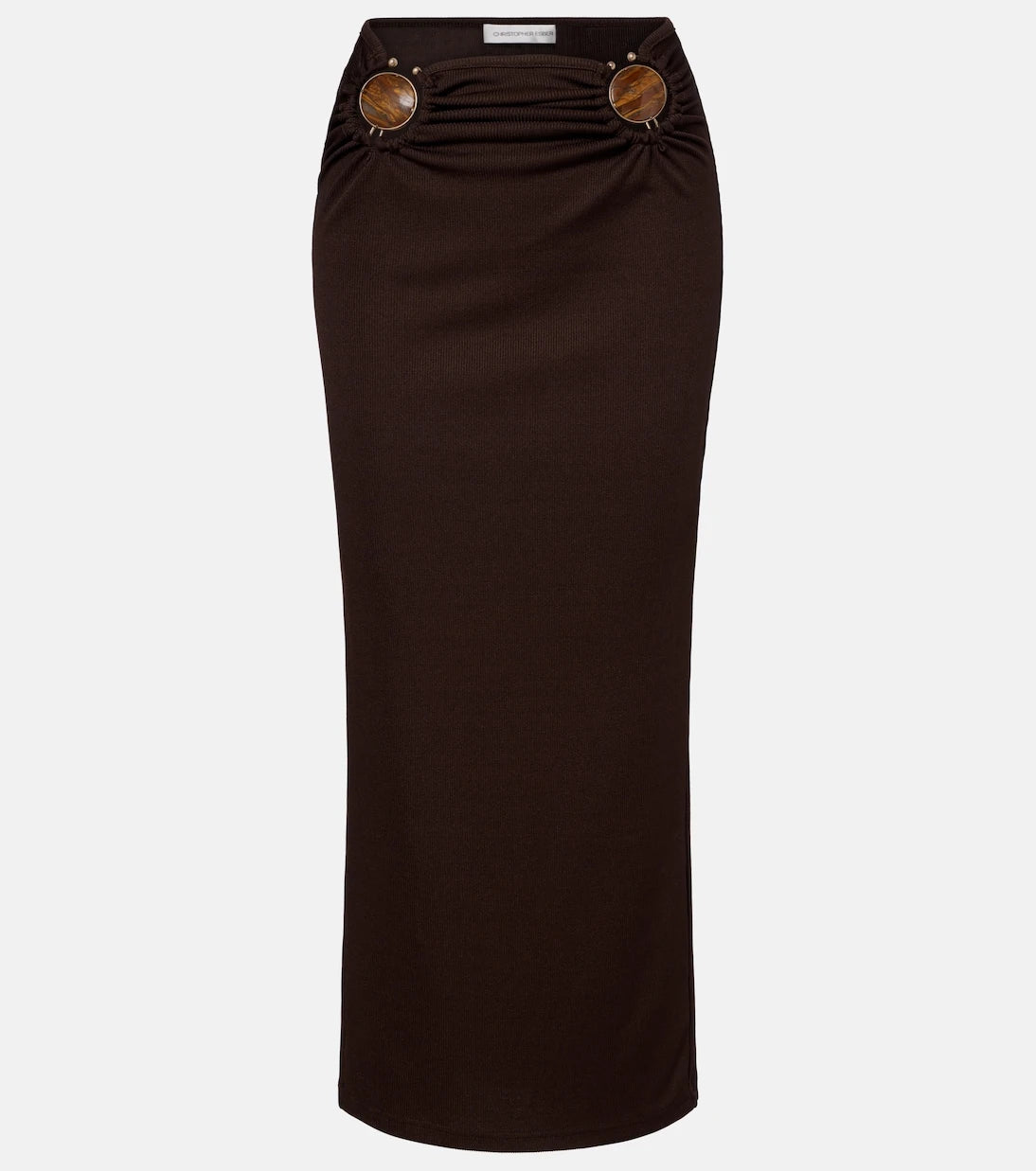 Christopher Esber - Gathered maxi skirt