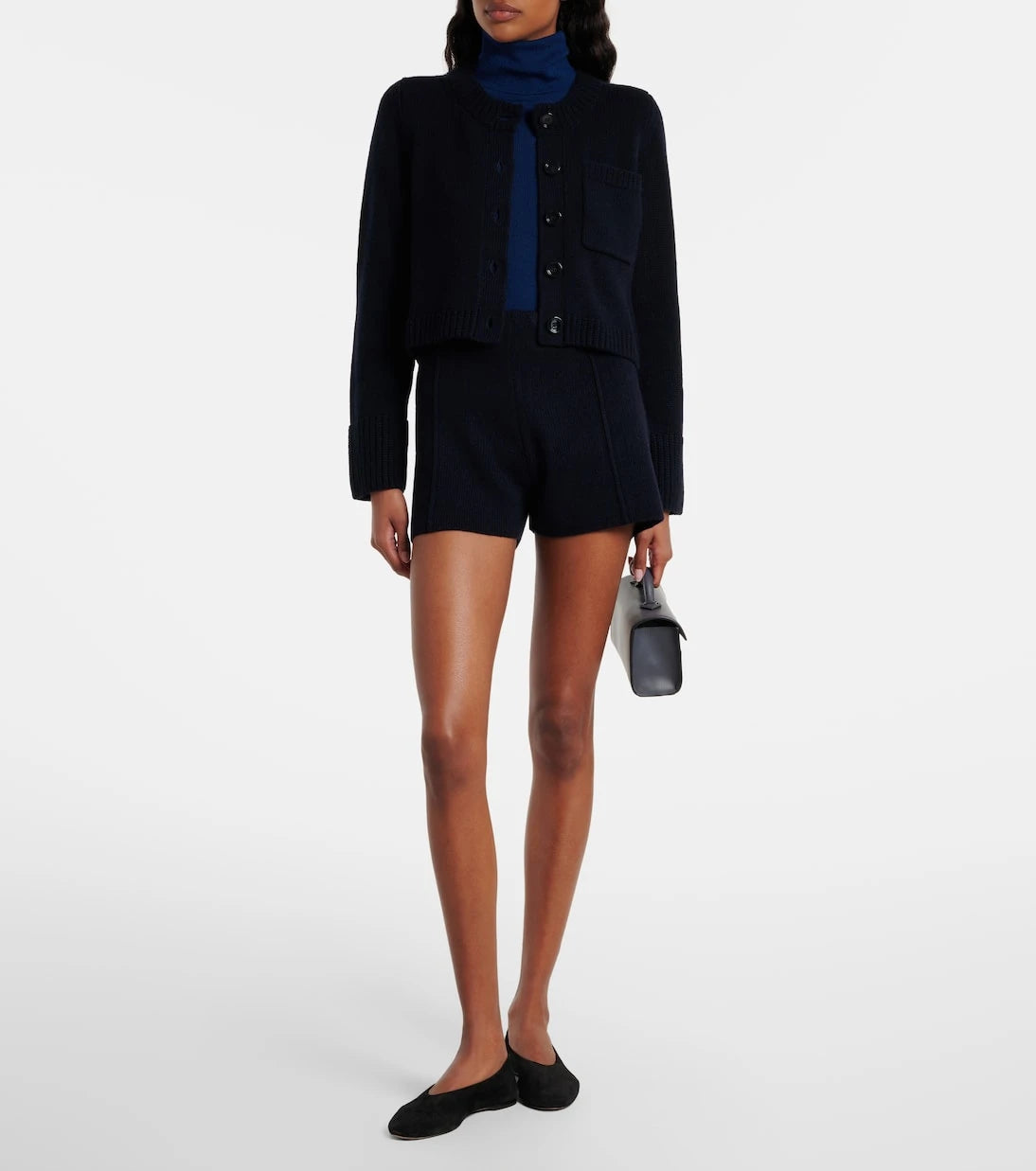 Jardin des Orangers - Wool and cashmere shorts