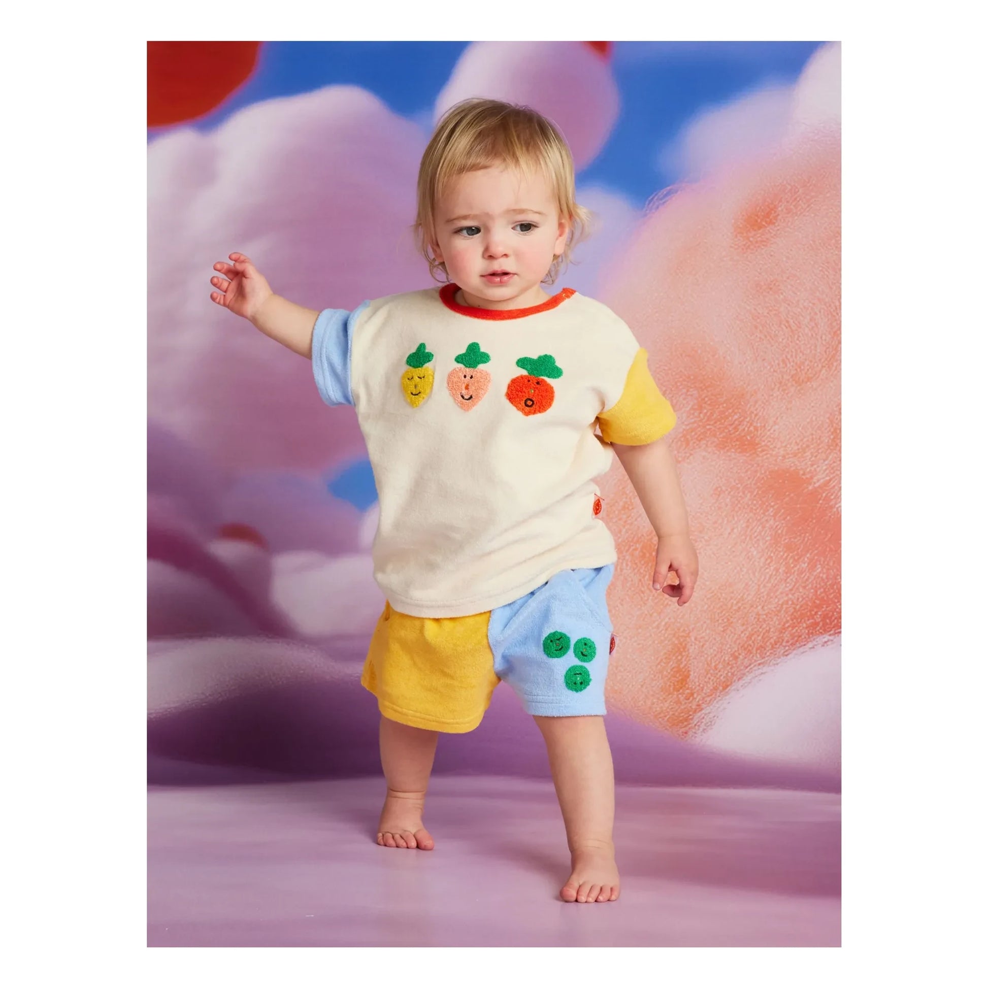 Halcyon Nights - Sponge vegetable T-shirt | Ecru
