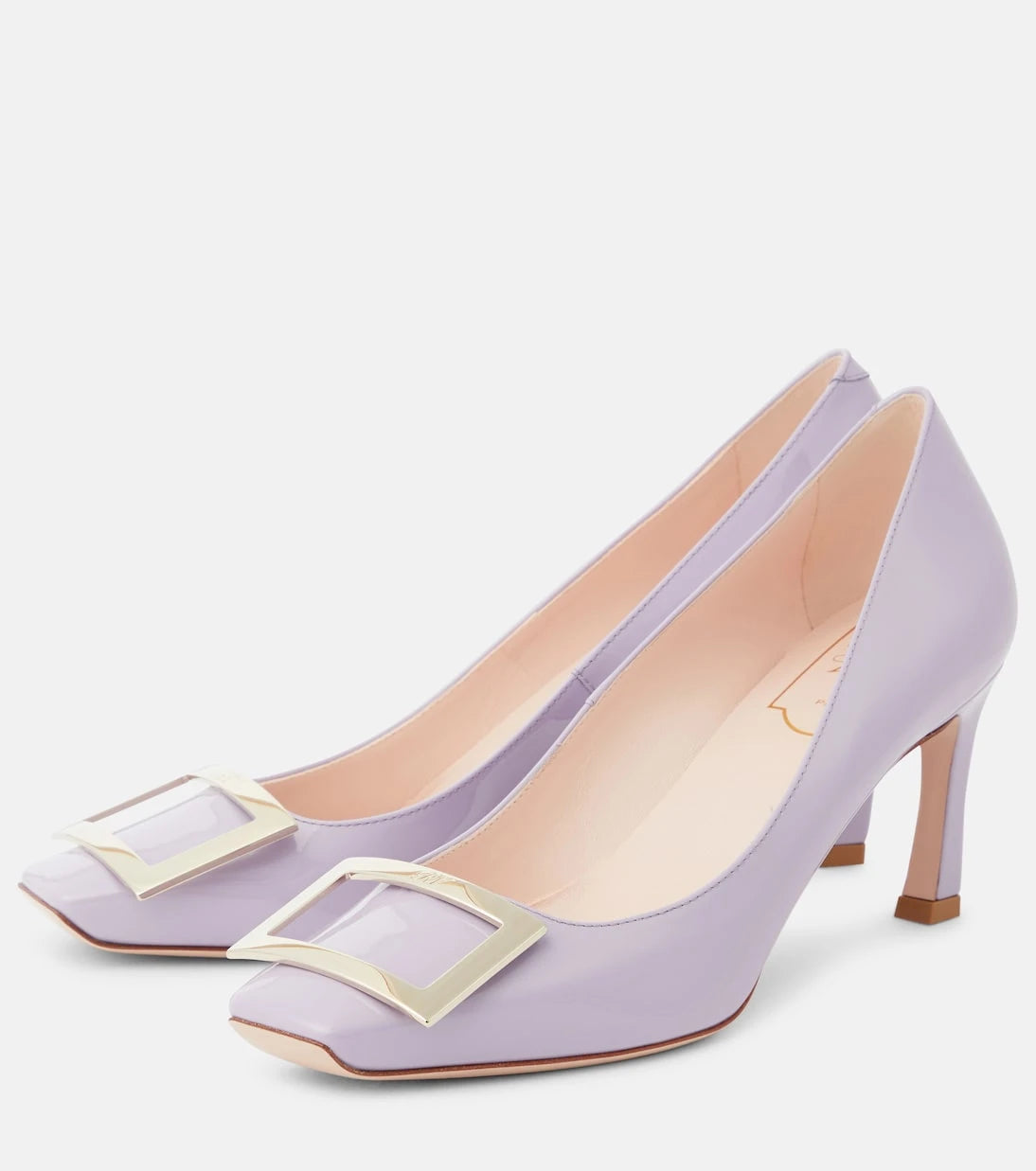 Roger Vivier - حذاء "Trompette 70" من الجلد اللامع