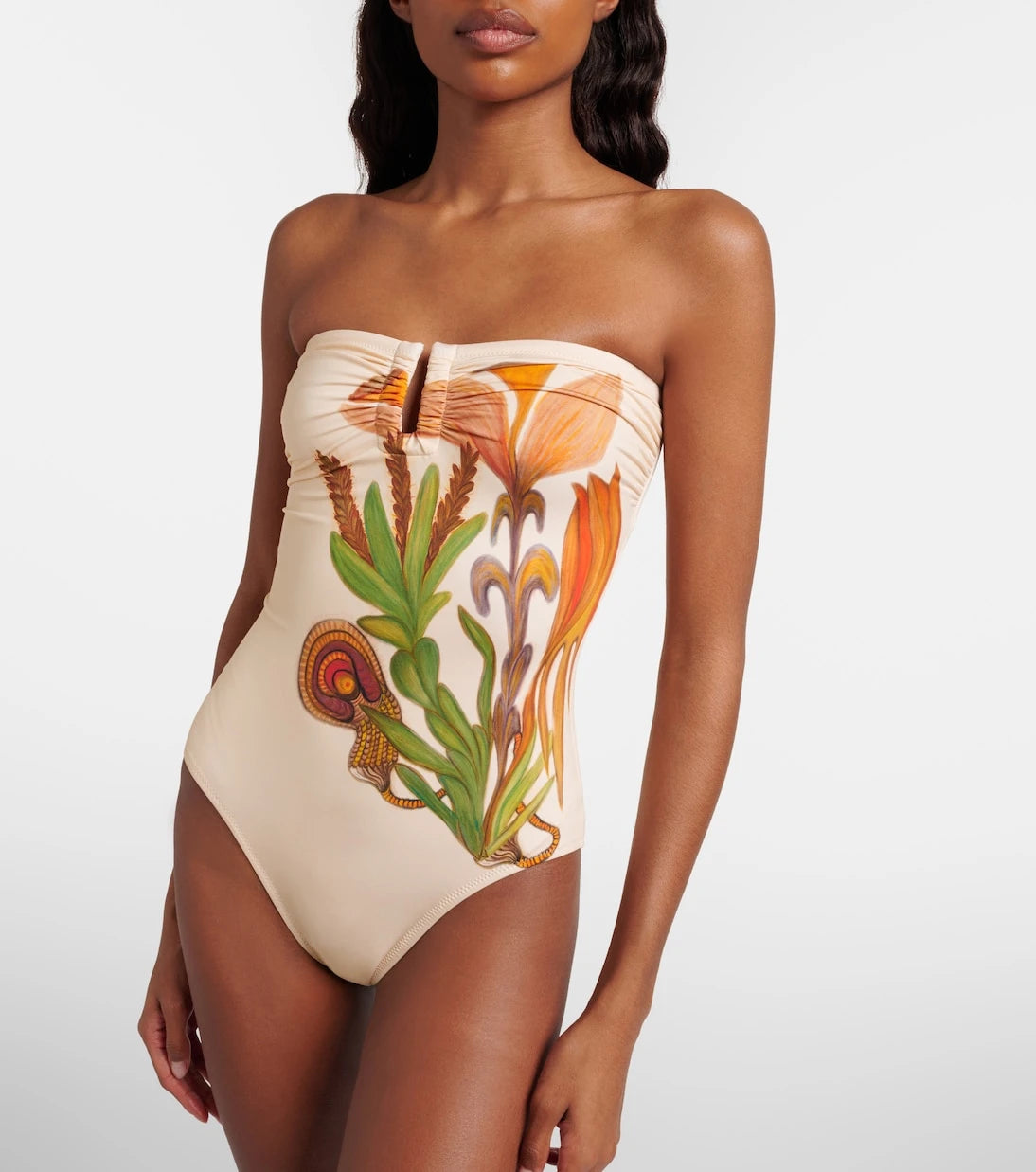 Ulla Johnson - Monterey Maillot floral swimsuit