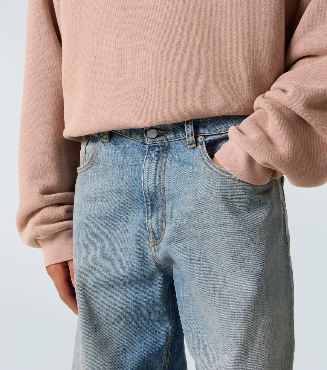 ERL - Mid-rise straight jeans