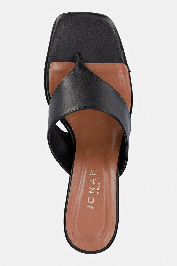 Jonak DEVIL CUIR Noir Deri Terlik