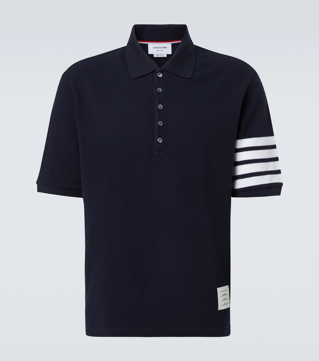 Thom Browne - 4-Bar cotton polo shirt