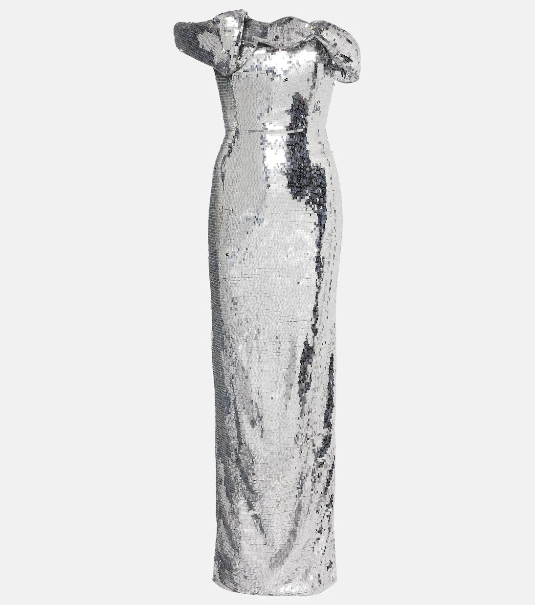 Rachel Gilbert - Tamzin sequined one-shoulder gown
