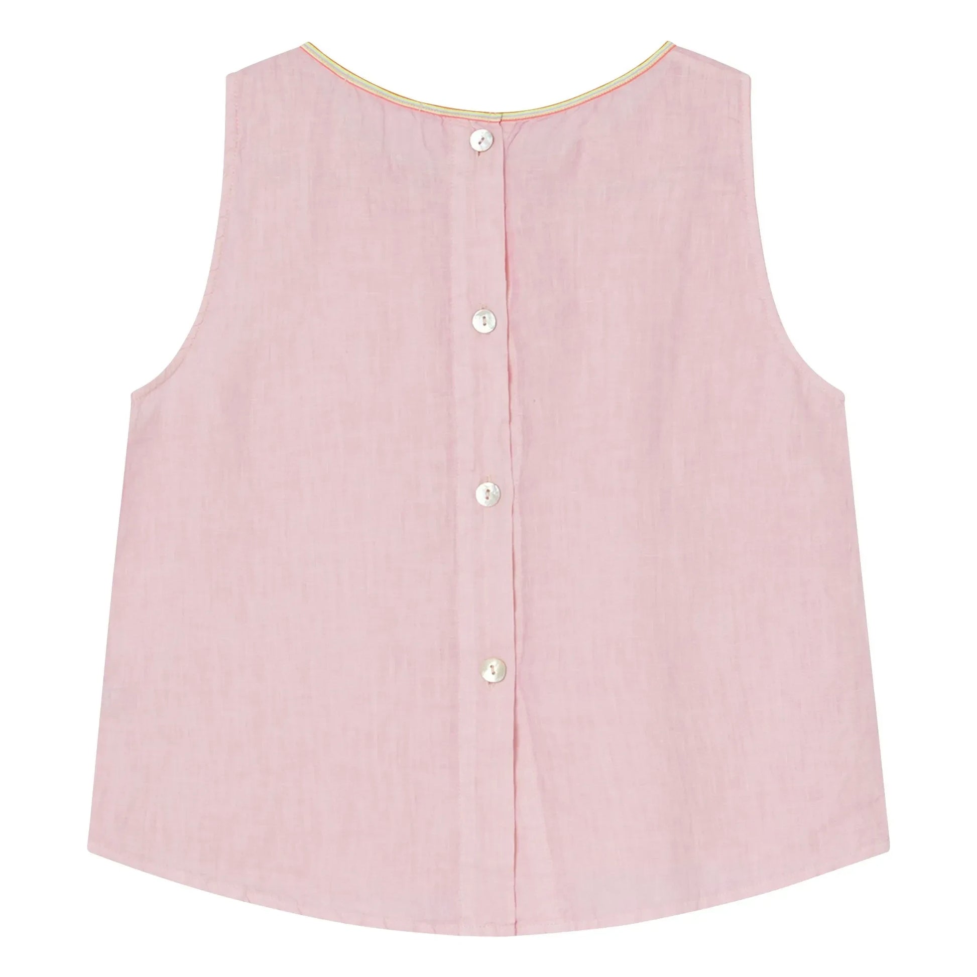 Dr Bloom - Ana Linen blouse | Powder pink