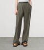 LOEWE Green Logo-Detail Tailored Trousers