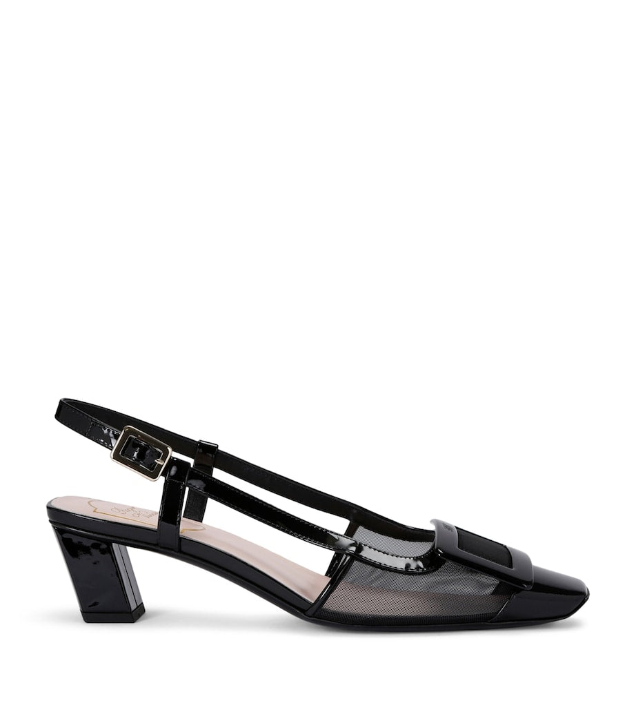 Roger Vivier Black Belle Vivier Slingback Pumps 45