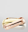 Large Yellow, White and Rose Gold Trinity Ring