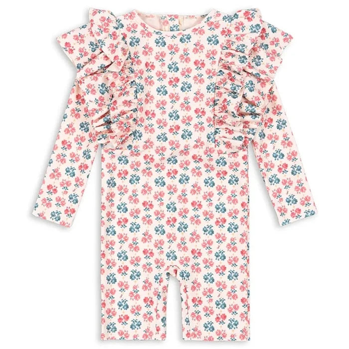 Konges Sløjd MANUCA FRILL ONESIE GRS Çocuk Tüm Mayo