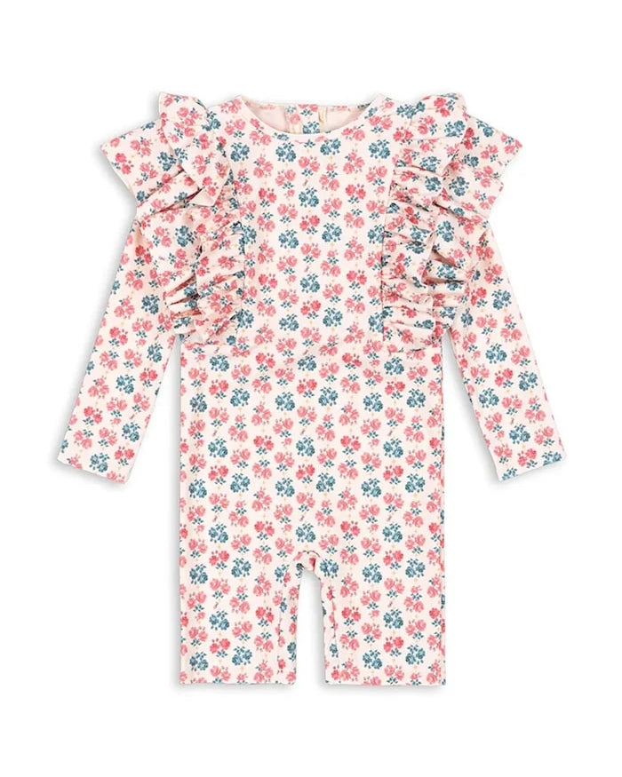Konges Sløjd MANUCA FRILL ONESIE GRS Çocuk Tüm Mayo