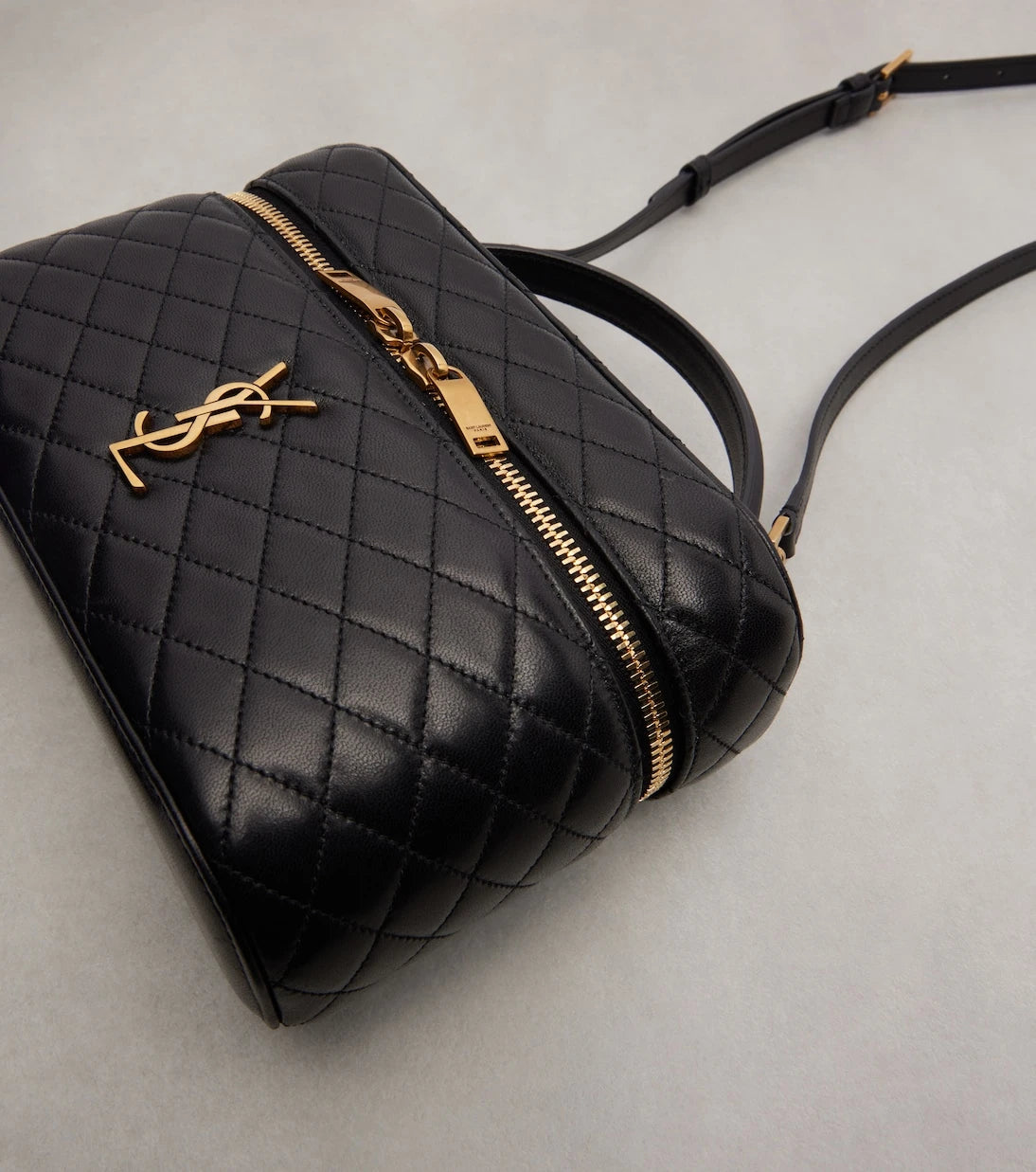 Saint Laurent - Gaby Large leather vanity bag