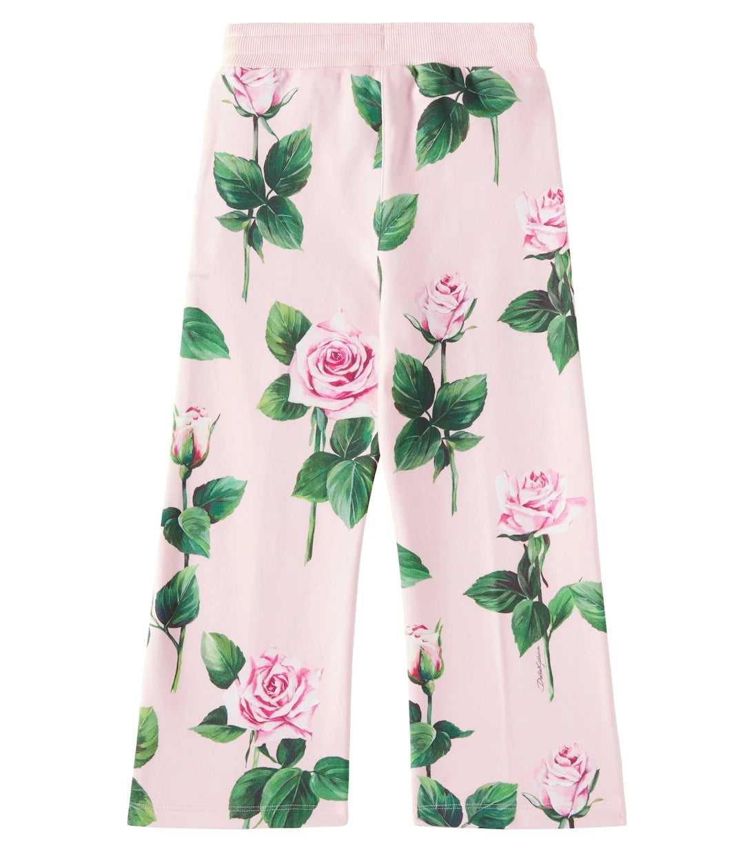 Dolce&Gabbana Kids - Floral cotton sweatpants