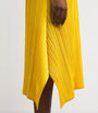 Pleats Please Issey Miyake Yellow Monthly Colors July Midi Dress