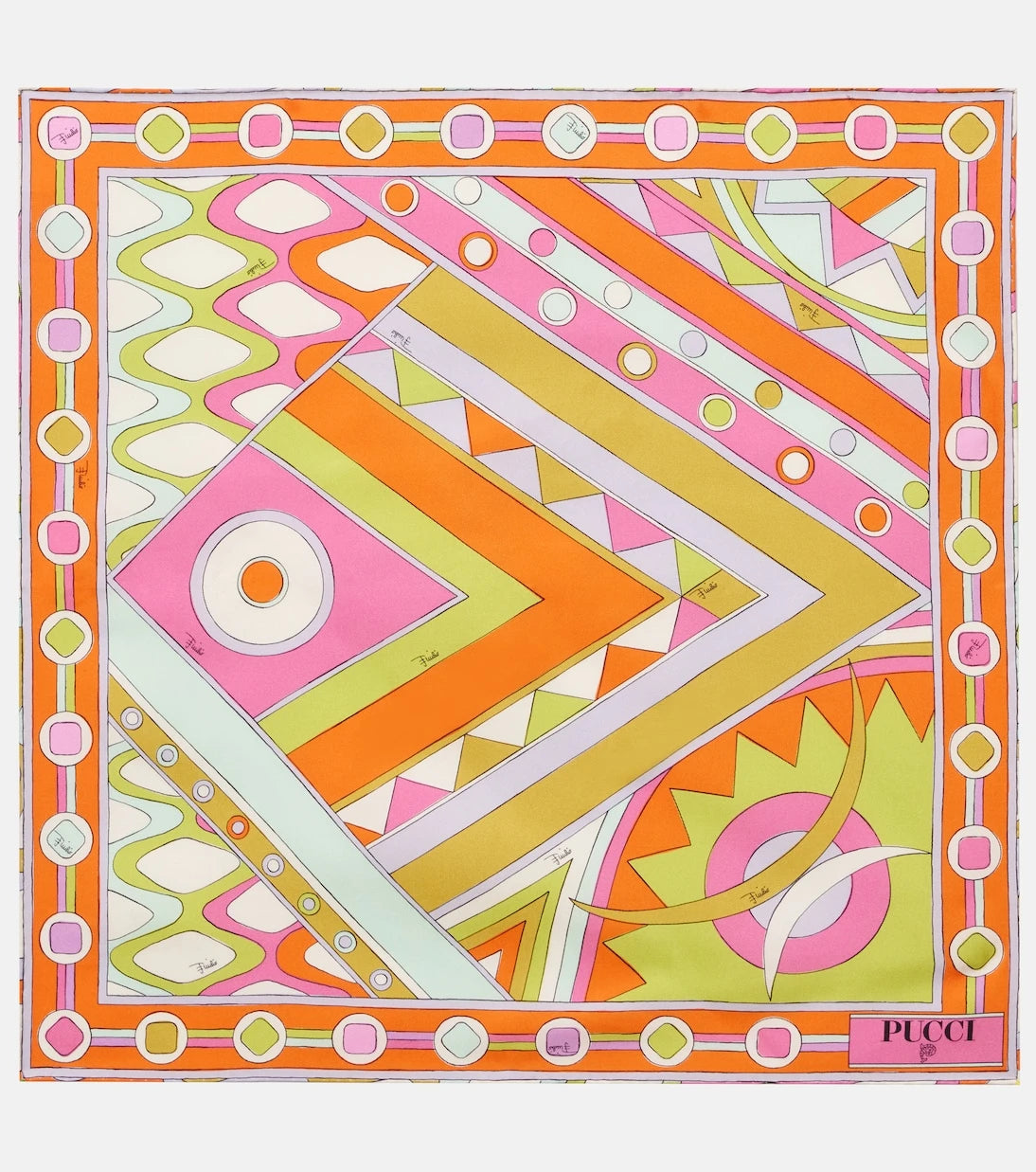 Pucci - Vivara silk twill scarf