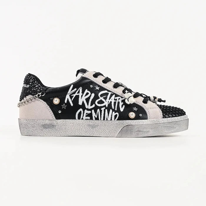 Karl Lagerfeld Skool маратонки дамски от кожа
