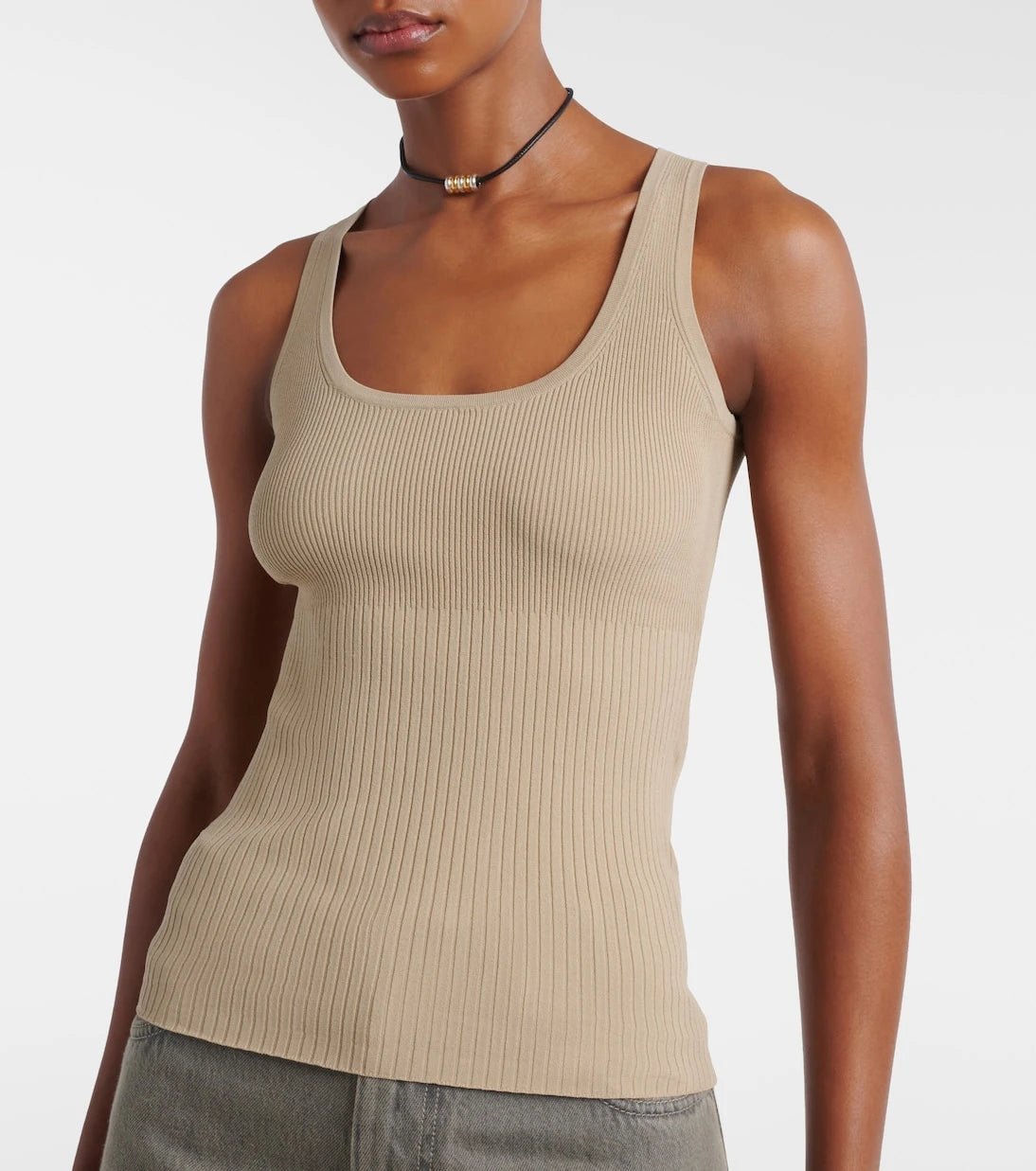 Max Mara - Ribbed-knit tank top