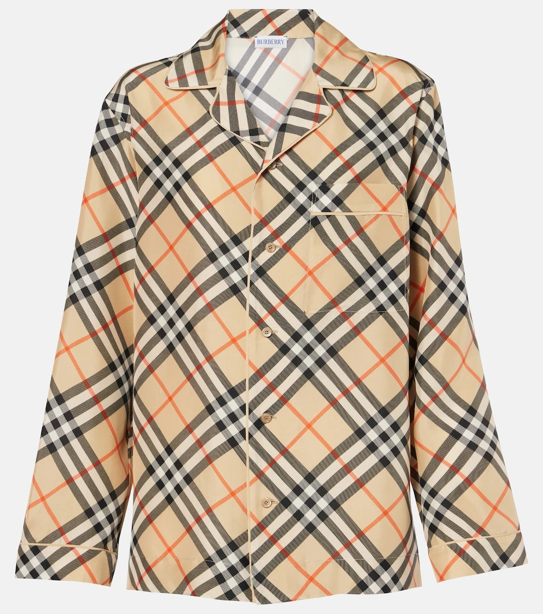 Burberry - Knitted silk top