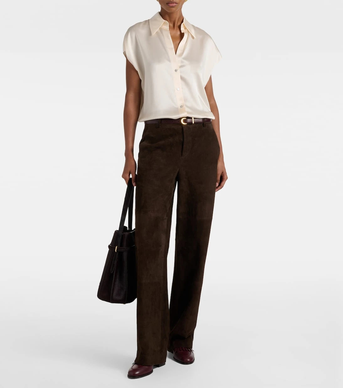 Vince - Leather straight pants