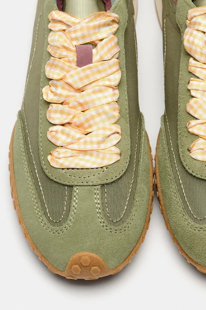 Hoff BRIDGE VICHY SOLID MESH SAGE Kadın Süet Sneaker