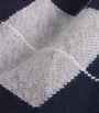 Wool-Cashmere Layered Sweater NAVY BLUE