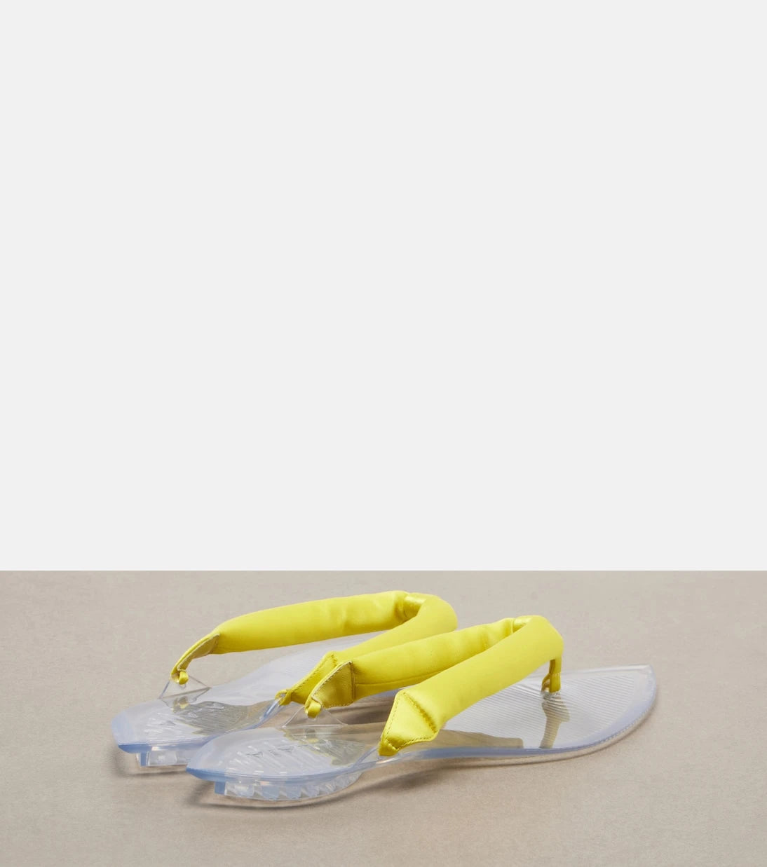 Alaïa - Invisible satin thong sandals