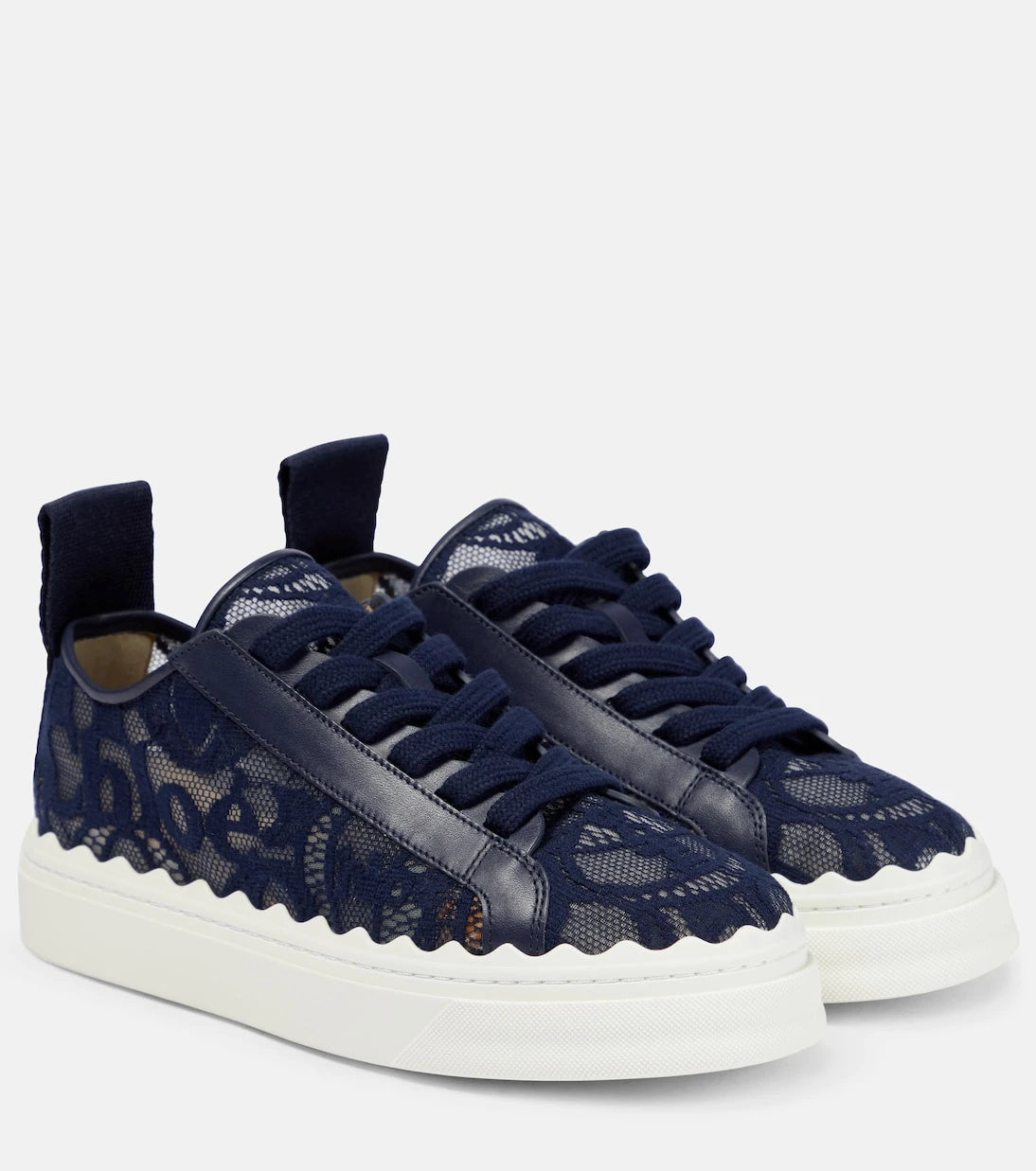 Chloé - Lauren lace sneakers