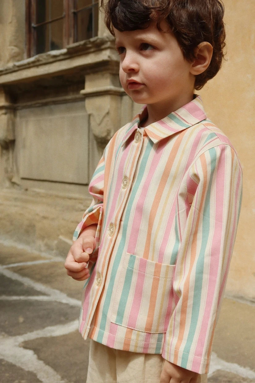 Konges Sløjd - Frankie striped cotton twill jacket