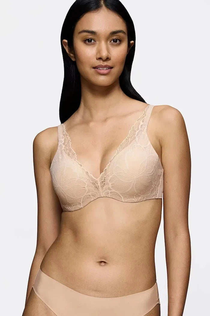 Triumph dantelli üçgen sütyen Body Make-Up Illusion Lace